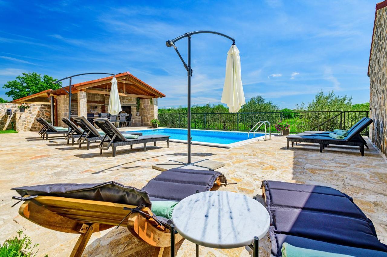 Luxury Stone Villa With Pool - Brisevo Екстериор снимка