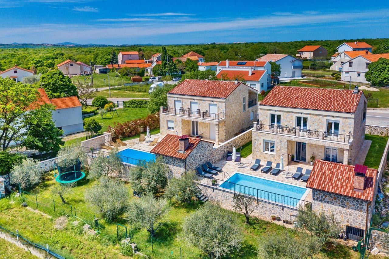 Luxury Stone Villa With Pool - Brisevo Екстериор снимка